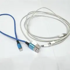 【4本セット】iPhone充電 Lightning 1m×2&2m＆50㎝USB