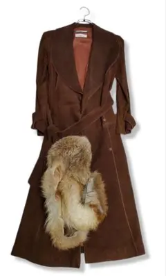 Max Mara Suncy 60s スエード ロングコート vintage