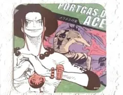 ONE PIECE エース　アートコースター