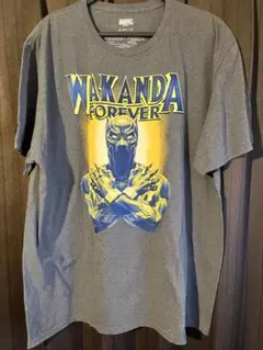 WAKANDA FOREVER Tシャツ グレー