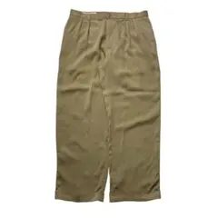 E.Magrath カーキ色 プリーツ入り スラックス 2タック ビンテージ
