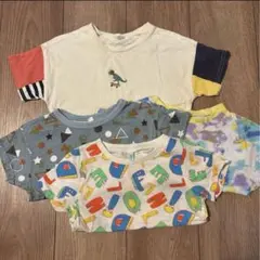 子供用Tシャツ 4枚セット 95cm マルチカラー