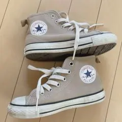 コンバース　ベージュ　オールスター　ハイカット　18.0cm
