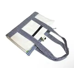 完成品！デニムストライプレビューブックカバー