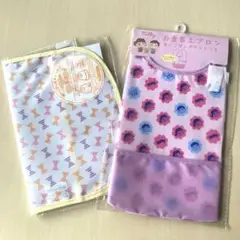 新品　ベビー　お食事エプロン　ふじや　ペコちゃん　キャンディー柄　おまけ付き