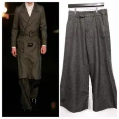06AW ディオールオム カシミヤビッグワイドパンツ 44 Dior エディ