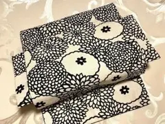◆お値下げ◆ 作り帯 リバーシブル 菊 ダリア×ラッセルレース