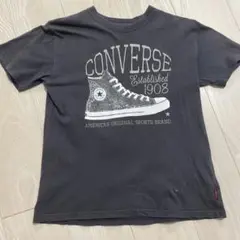 CONVERSE モノクロスニーカープリントTシャツ 150
