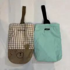 上履き入れ　シューズバッグ 2点セット