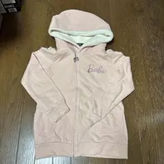 Barbie ピンクパーカー フリースライニング