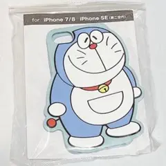 初期ドラえもん【レア】iPhoneケースSE2SE3第二世代　水色シリコンラバー