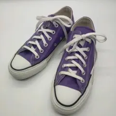 美品　コンバース　オールスター　チャックテイラー　紫　24.5　converse