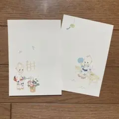 キューピー　夏の絵葉書　2枚セット