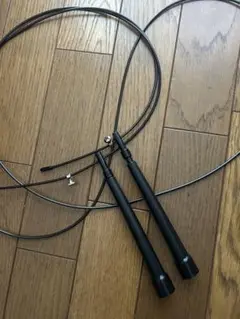 調整可能なブラック縄跳び