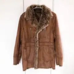フェイクムートンコート エコファー フェイクファー ライダー バイク ハーレー