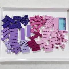LEGO レゴ　基本　1列　ブロック　窓　ピンク　紫　パステル　まとめ売り