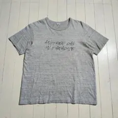 Filmelange メッセージプリント Tシャツ グレー 4