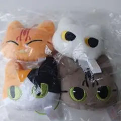 ふじひと　ねこ猫ねこくらし　フェイスマスコット　４種セット　ネコ　ねこ　猫