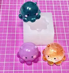 無害シリコンモールド　　めんだこ型