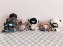 あみぐるみ 動物キャラクター セット