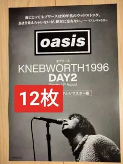 ●12枚 オアシス　ネブワース Oasis 映画　チラシ　フライヤー
