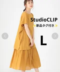 【✨新品タグ付き✨】StudioCLIP◎ボイルレイヤードワンピース