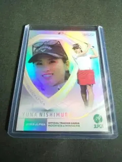 エポック 2022女子ゴルフカード 西村優菜プロ ホログラフィカカード