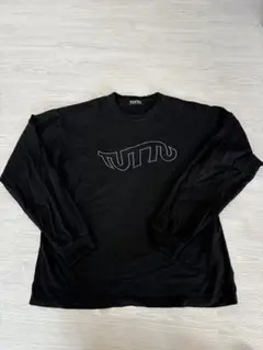 TUTTU ブラック ロゴ ロンTシャツ Mサイズ