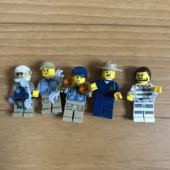 LEGO 警察 ミニフィグ 5体セット