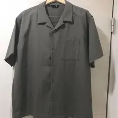 新品　LAKORE ラコレ　メンズ　ブラウン　グレー　半袖シャツ　Lサイズ