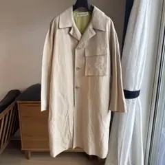 POLYPLOID 19FW-01-C オイルステンカラーコート ポリプロイド POLYPLOID (ポリプロイド) LONG COAT C / ロングコート C