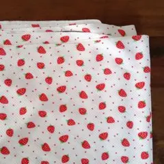 クール生地　ウォータークールクロス　いちご 100　2a