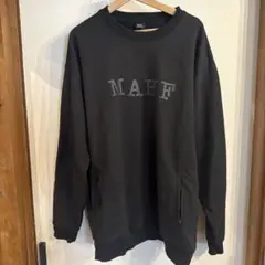 MAHF SUPPLY ブラックトレーナー XXL スノーボード