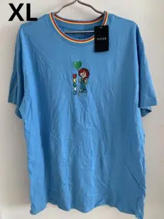 PIXAR Tシャツ　メンズ　半袖　大きい　XL 刺繍