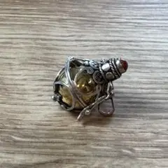 <新品>Silver925 ガムランボール　　インカローズ　M