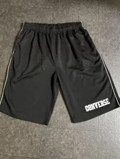 コンバース ハーフパンツ 黒 ジャージ LLサイズ