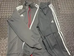 adidas ジャージ セットアップ グレー