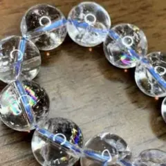 虹入り！レインボークリスタル ヒマラヤ水晶 丸玉 約12.5mm