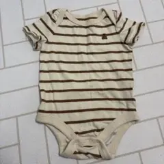GAP くま　ボーダー　ロンパース 70cm