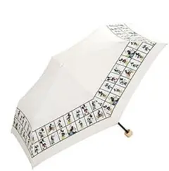 新品未使用　wpc　ミッキー　ミニー　雨晴兼用　折り畳み傘　バッグ付き
