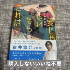 愛じゃないならこれは何