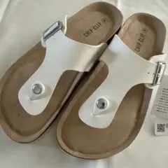 【新品未使用】CHIP CLIP メンズ ホワイト トングサンダル M