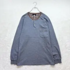 k1579　ダックス【L】グレー トレーナー 長袖 秋冬 ルームウェア