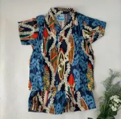 【美品】アロハシャツ 上下セット 半袖 半ズボン