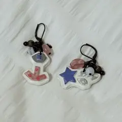 陶器っぽいピアス（重くない）