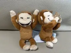 おさるのジョージ マスコット2種セット