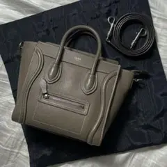 CELINE ラゲージ ナノ スリ 新ロゴ ショルダーバッグ 2WAY