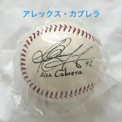 【未開封】西武ライオンズ　アレックス・カブレラ選手レプリカサインボール