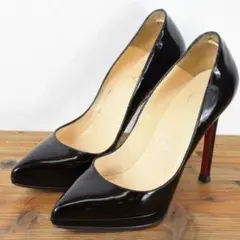 Christian Louboutin クリスチャンルブタン ガラスレザー ハイ
