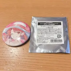 カラフルピーチのあさん缶バッチ